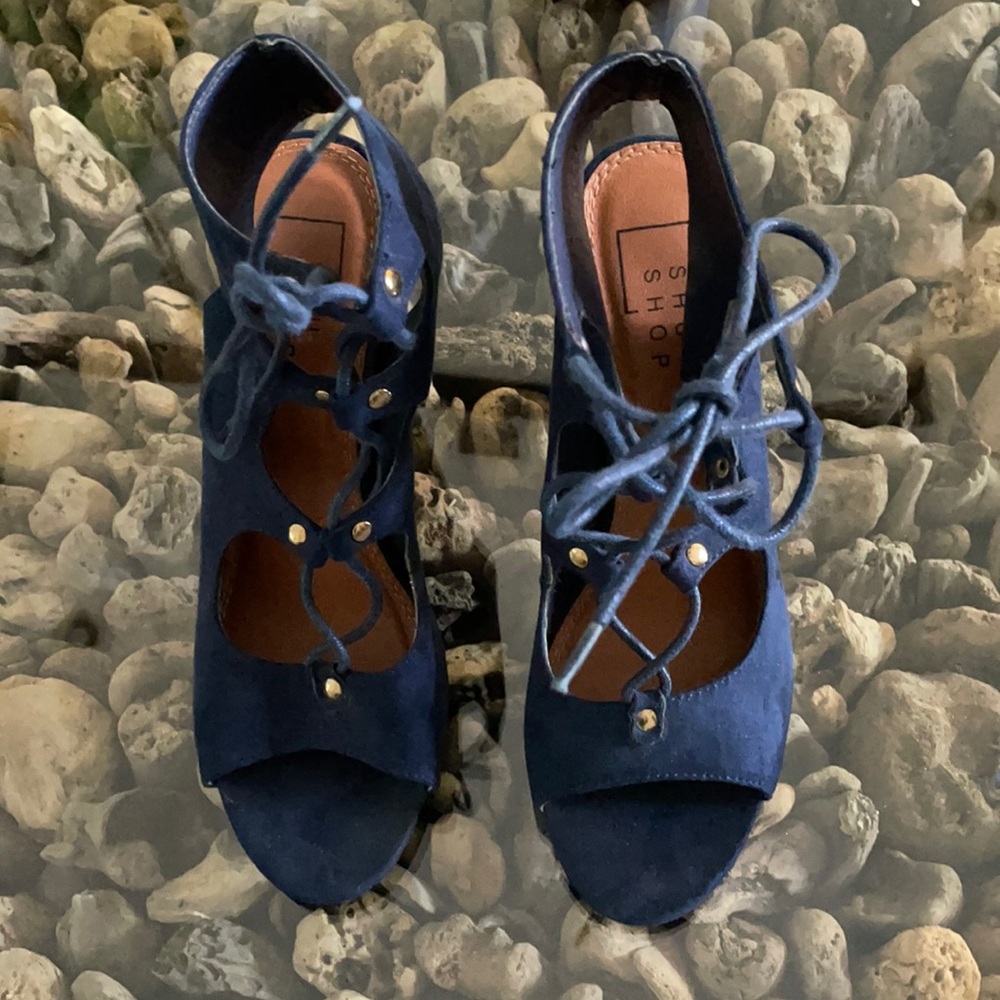 ShuShop Dark Blue Heels.